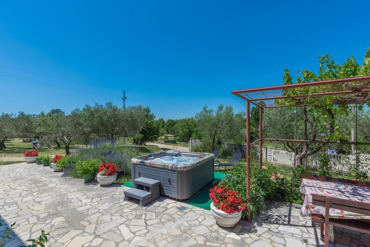 Ferienhaus Zora With Whirlpool Sveti Lovreč Pazenatički Kültér fotó